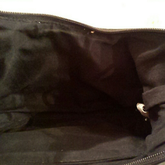 Free w/purchase black brown leathr shoulder bag - Picture 4 of 5